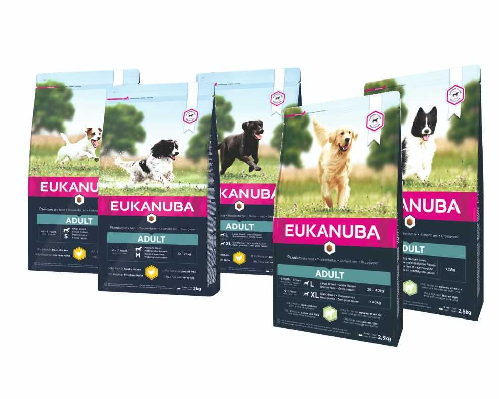 Eukanuba ADULT 18kg - Large, Medium e Small - ENVIOS GRÁTIS