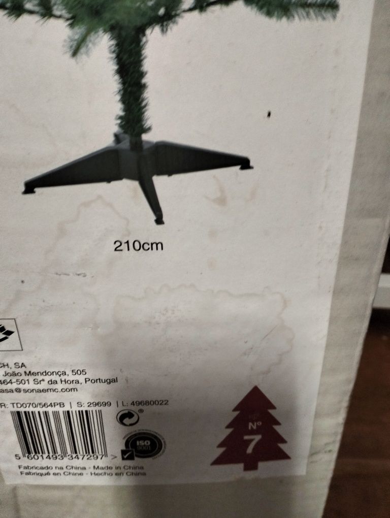 Árvore natal 210 cm