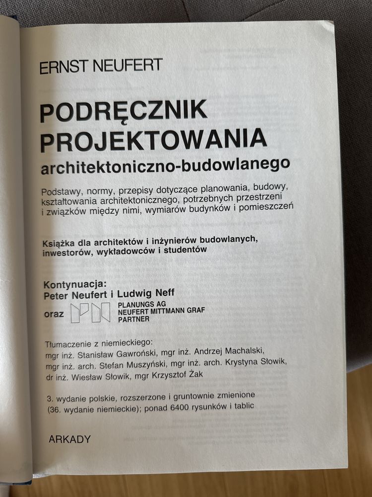 Neufert - podręcznik projektowania architektoniczno-budowlanego