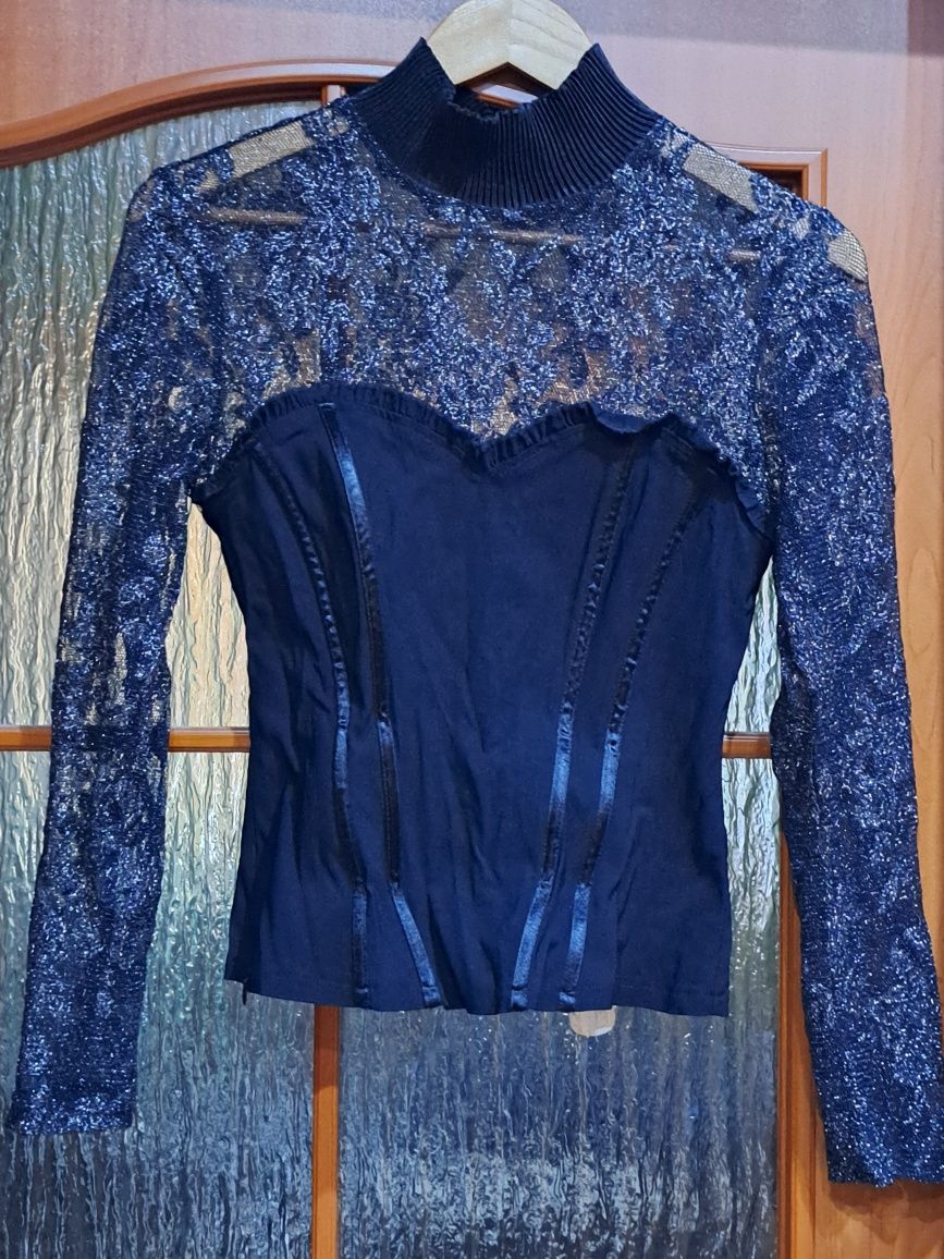 Elegancka bluzka gorsetowa r.40