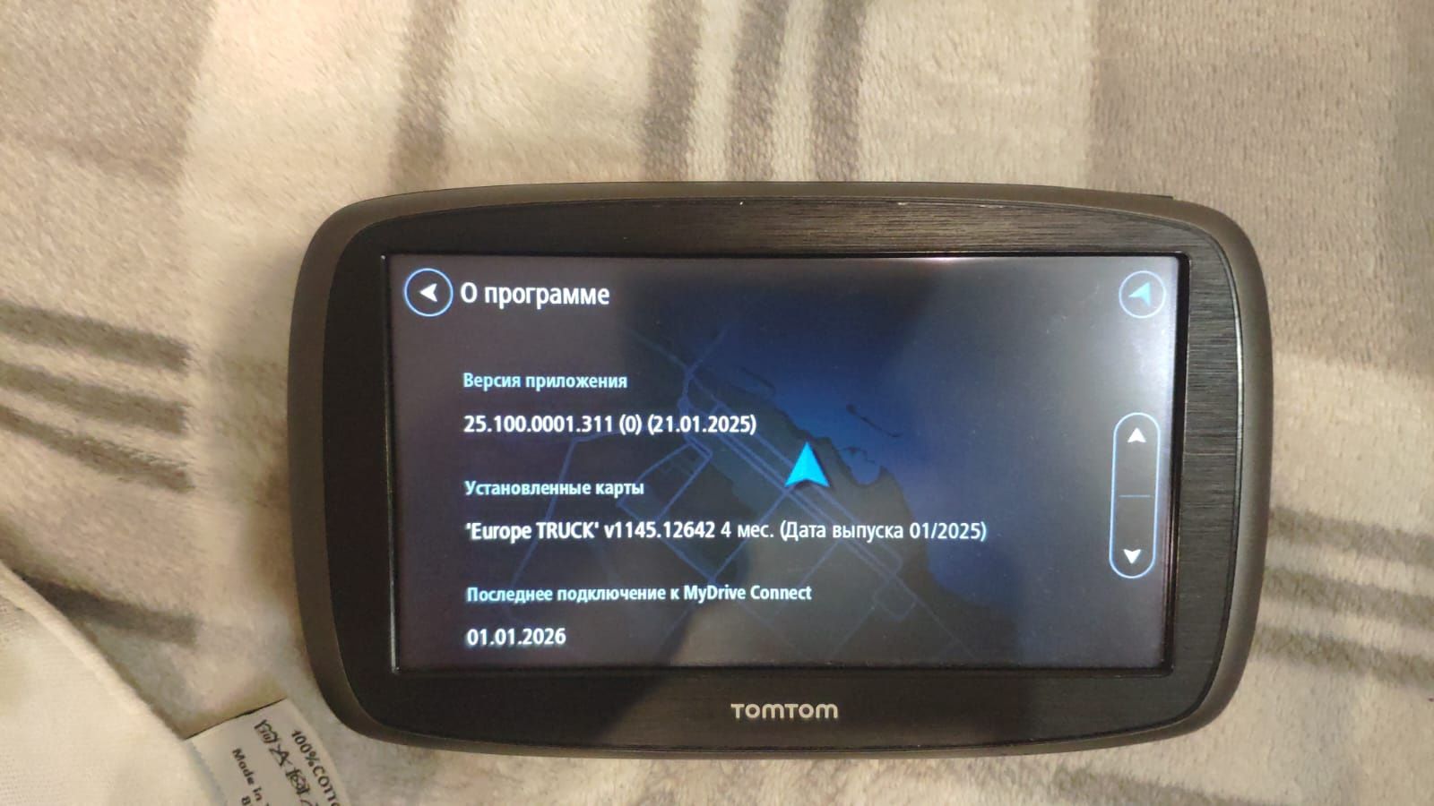 Якісний брендовий навігатор TomTom 60 екран 6" для вантажних авто
