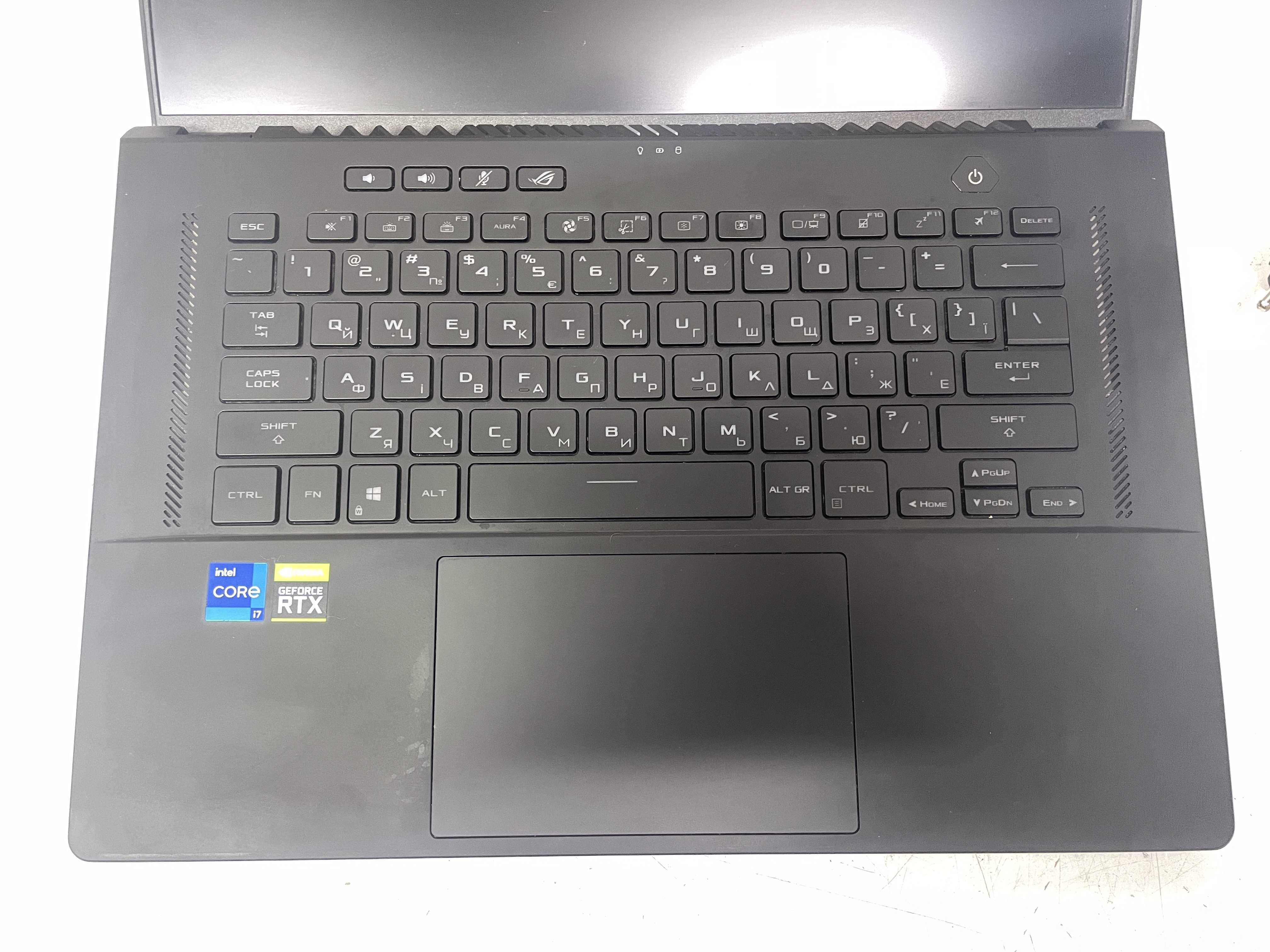 Ноутбук ASUS ROG Zephyrus M16 GU603HE i7-11800 RTX3050  на запчасти