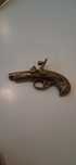 Mosiężna dekoracja pistolet czarnoprochowiec 13 cm