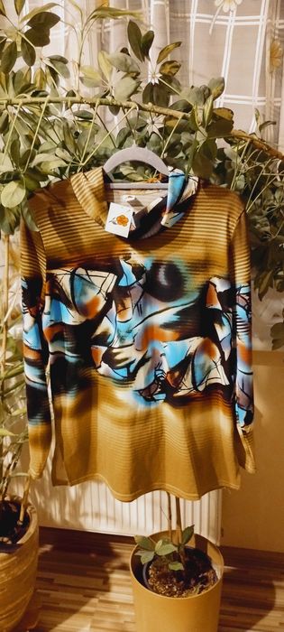 Damski kolorowy golf – rozmiar L (38)