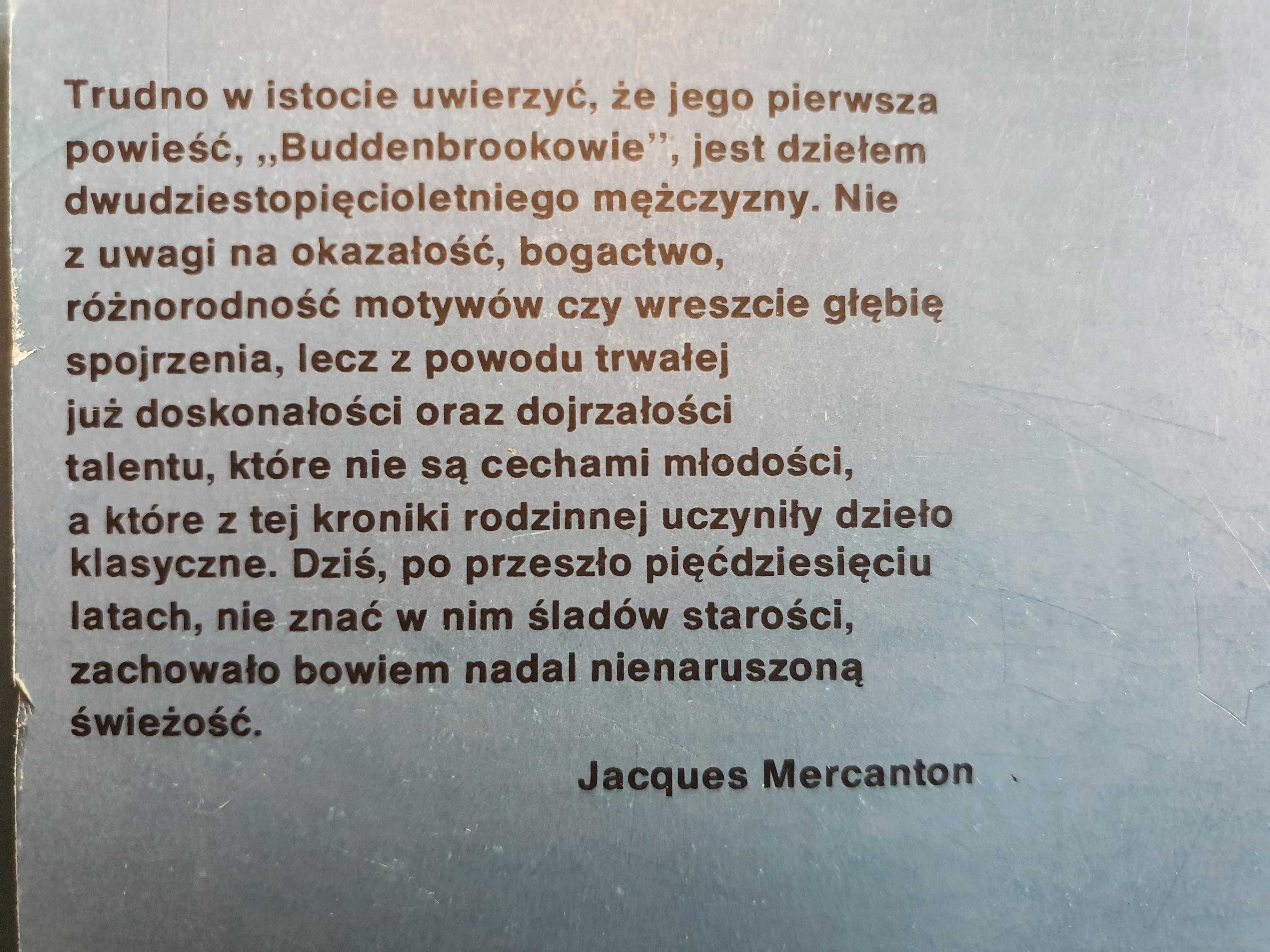 Buddenbrookowie - Tomasz Mann