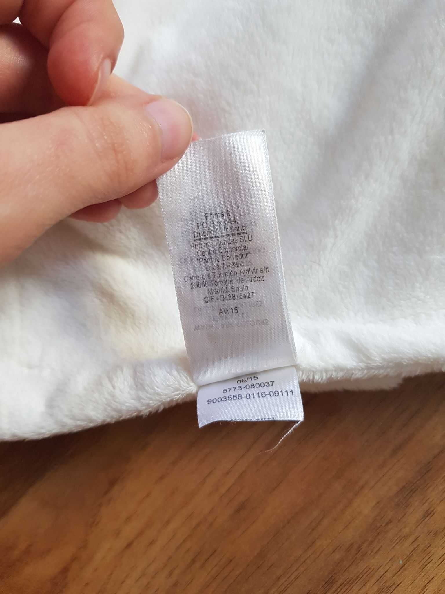 Kocyk  Primark Early Days pluszak misio misiek szmatka pluszowy