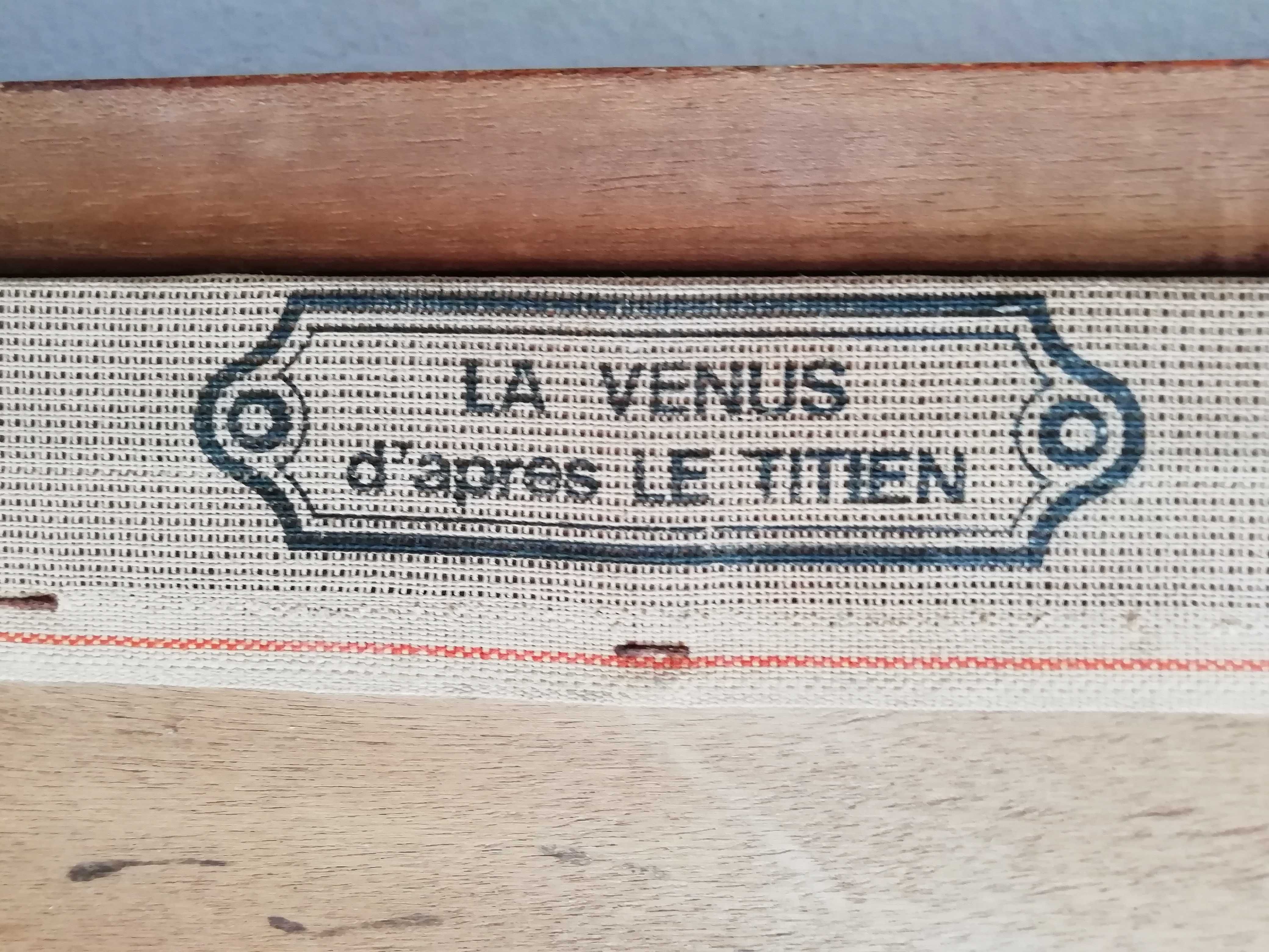 Quadro "La Venus d'après Le Titien (Vénus d'Urbin 1538)