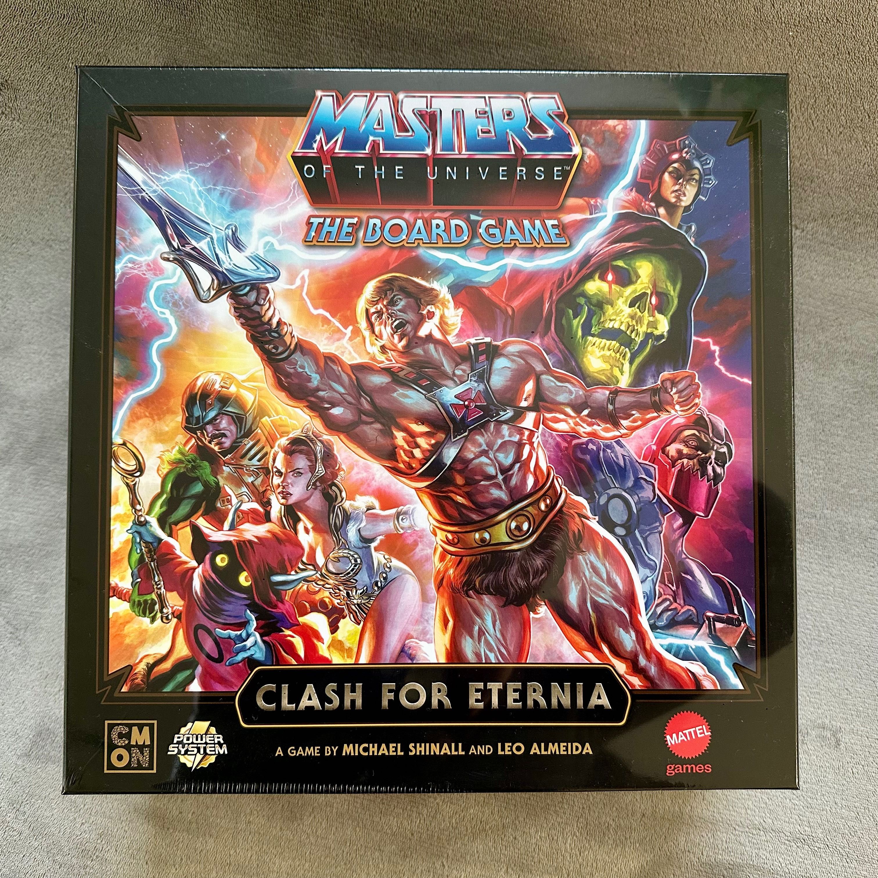 Masters of the Universe Clash For Eternia CMON gra planszowa He-Man