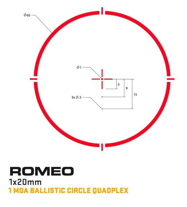 Прицел коллиматорный Sig Sauer Romeo 4H