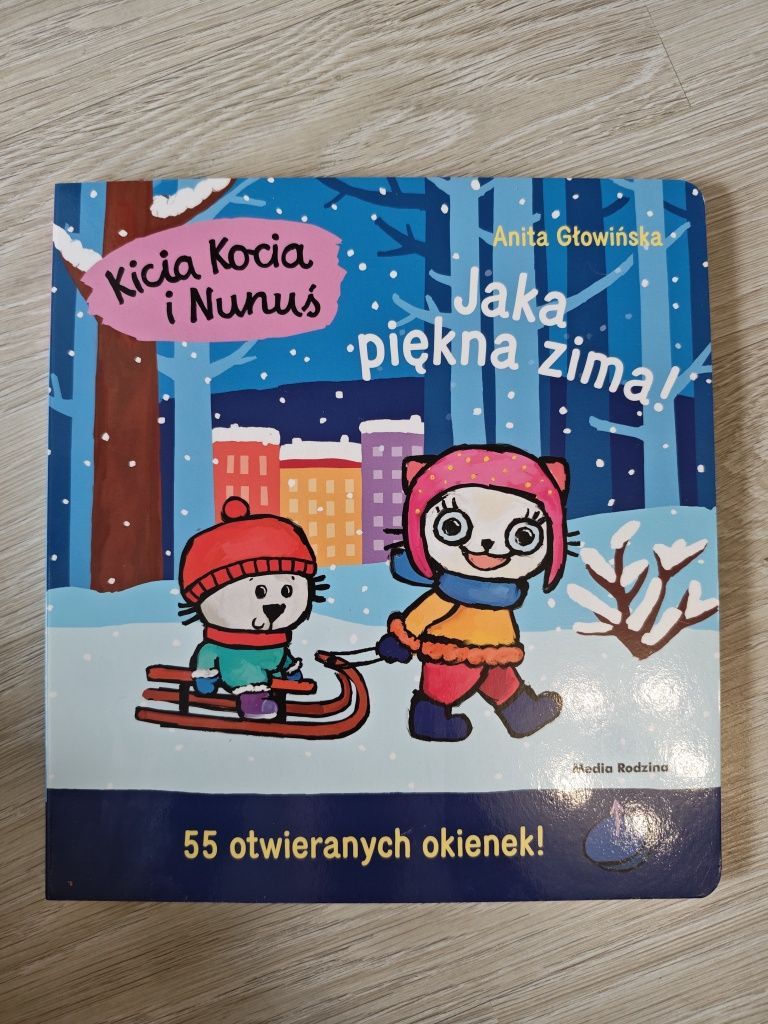 Książeczka z okienkami Kicia Kocia i Nunuś x5