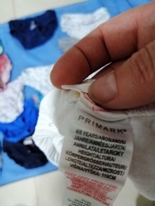 21 pares de cuecas criança, 4-5 anos