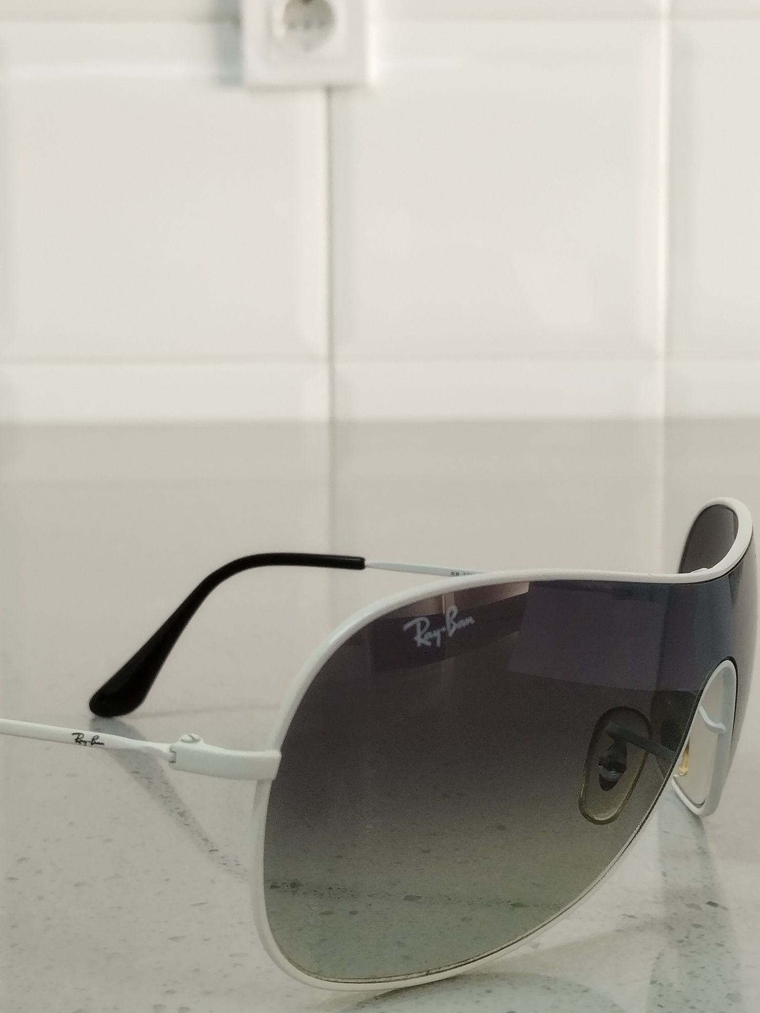 Óculos ray ban originais brancos