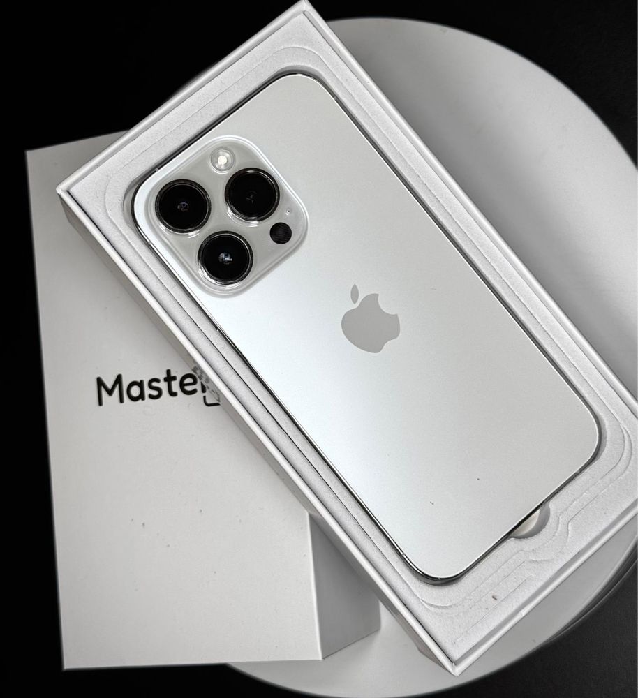 Apple iphone 14 pro 128gb silver jak nowy 100% bat 6msc gwar