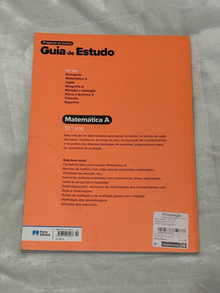 Caderno para preparacao de exames