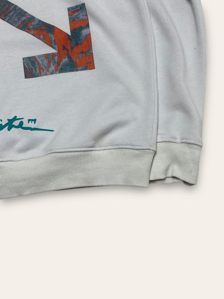 Продам кофту Off White велике лого худі балахон