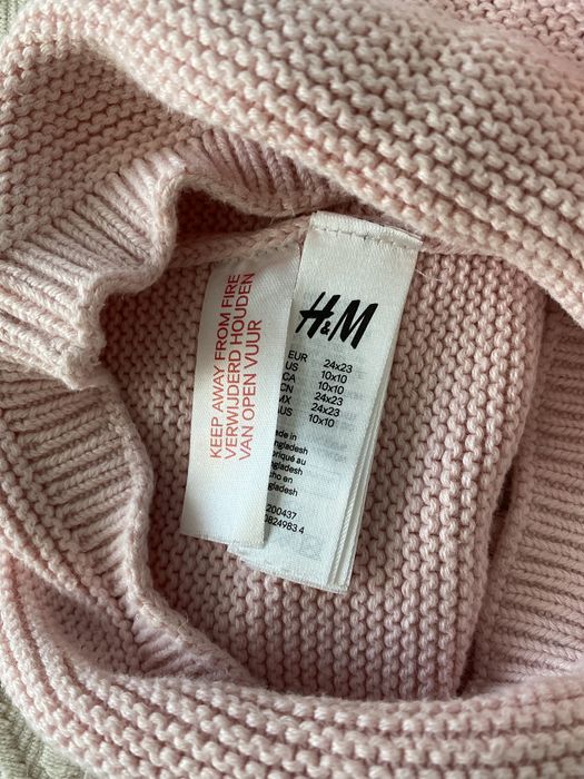 Dzianinowy komin, szalik dla dziewczynki H&M