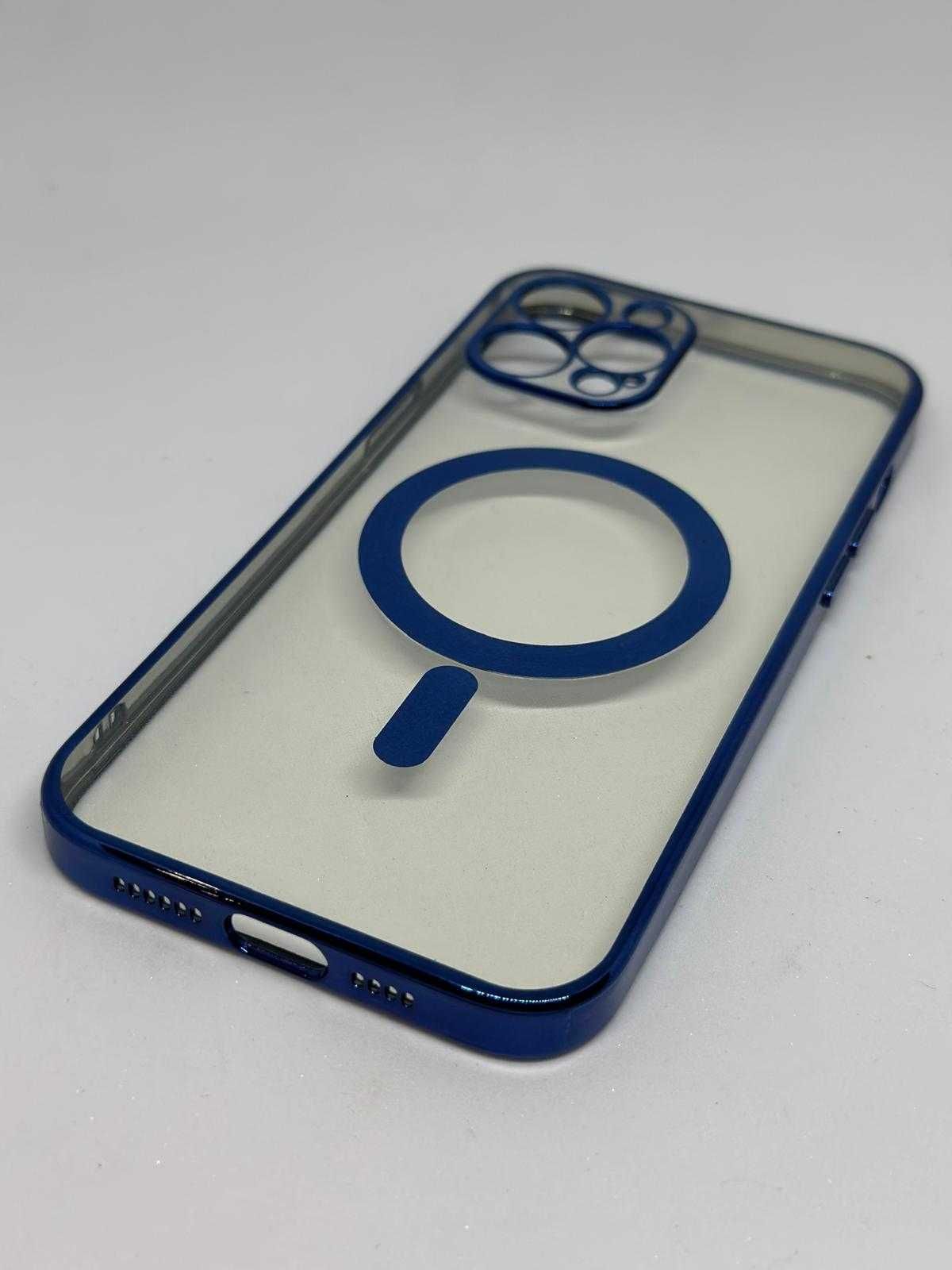 Obudowa Iphone 12 Pro Max Etui Case Niebiesko-Przeźroczysty kod 418