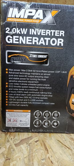 Agregat prądotwórczy impax IM2000SIG