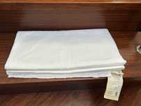 Bawełna biała na prześcieradła kupon 412cm x 197cm z okresu PRL