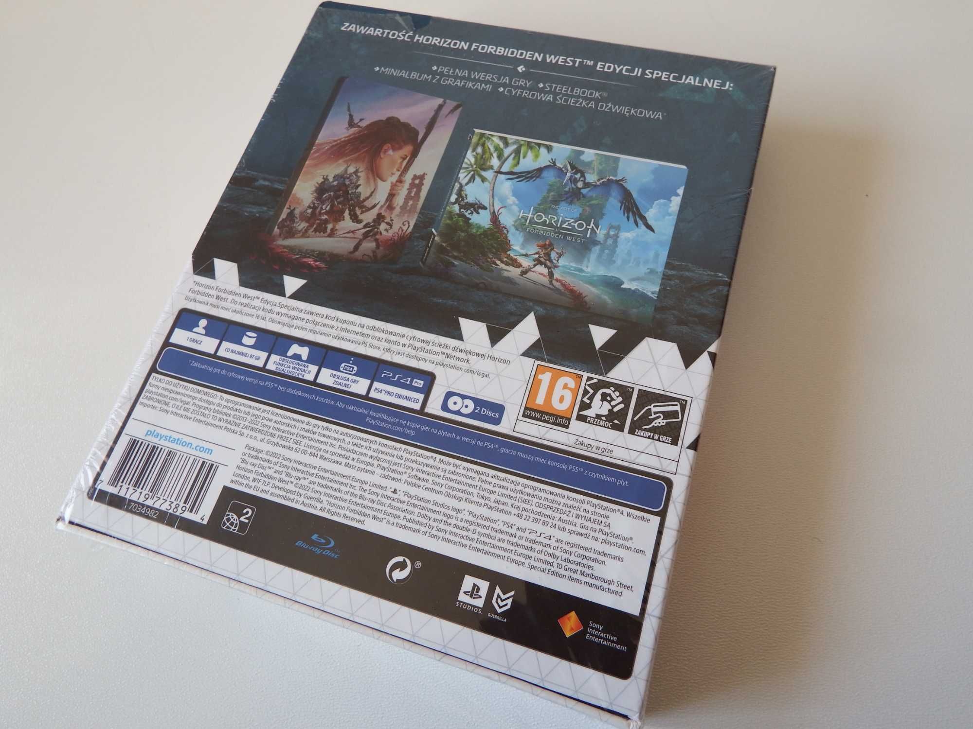 PS4/PS5 Horizon Forbidden West EDYCJA SPECJALNA nowa folia wersja PL