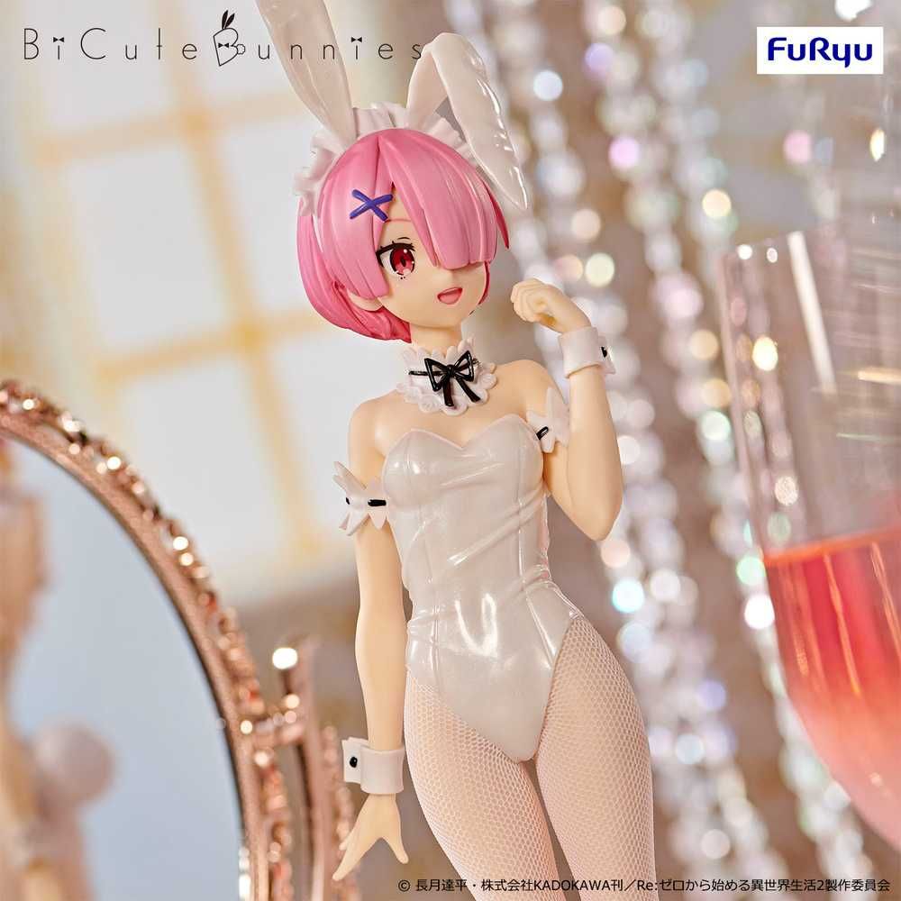 Re:ZERO Bunnies Figure Ram White Pearl Аніме фігурка Оригінал