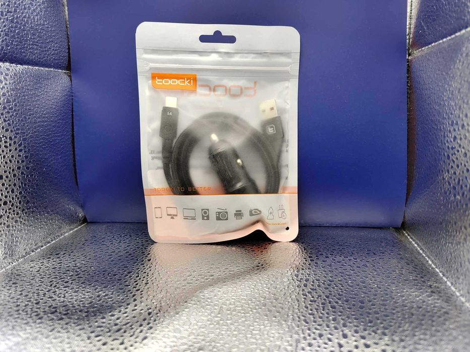 Ładowarka samochodowa 50W + kabel USB-C | Szybkie ładowanie PD QC