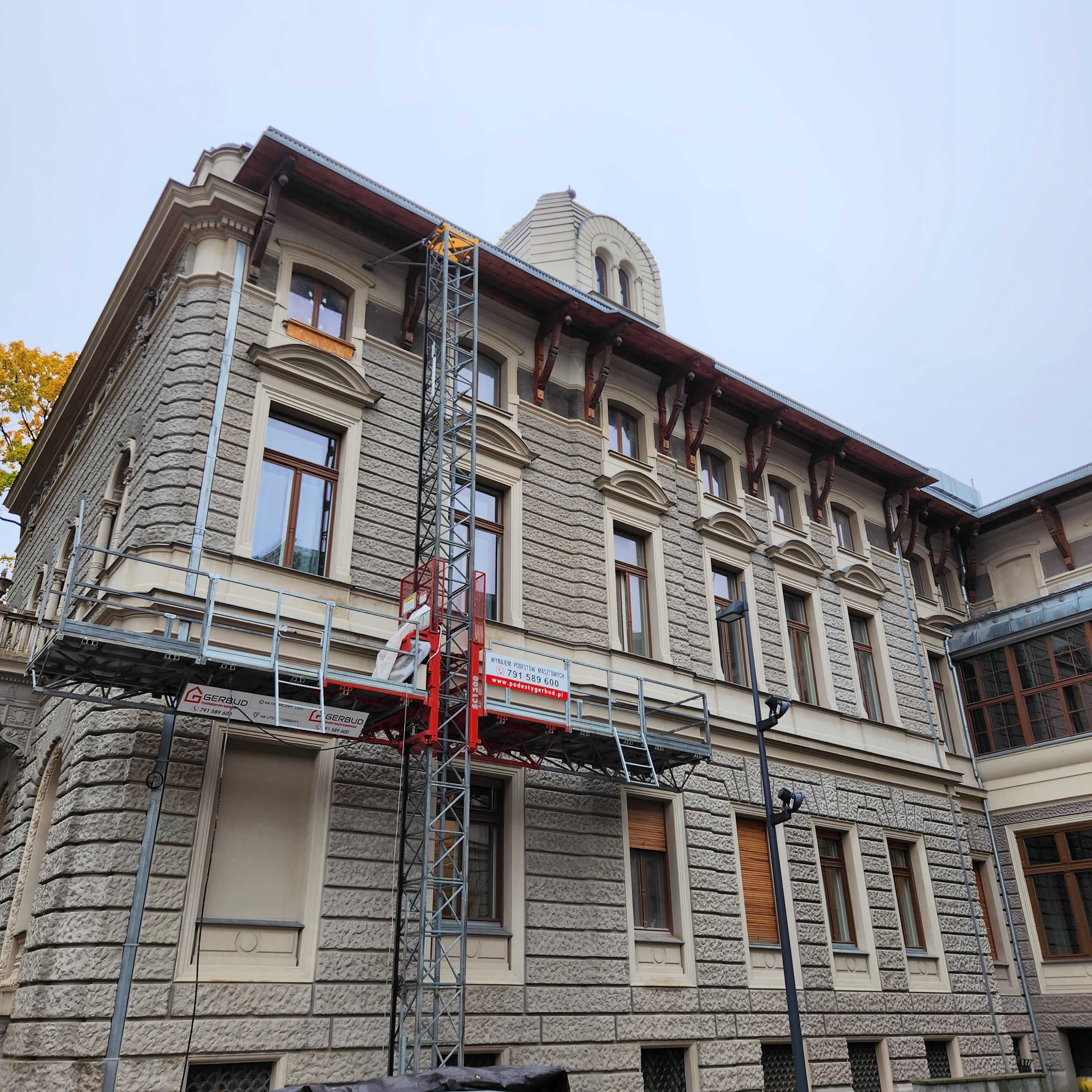 Masztowy Podest Ruchomy Scanclimber Platforma Robocza Podnośnik