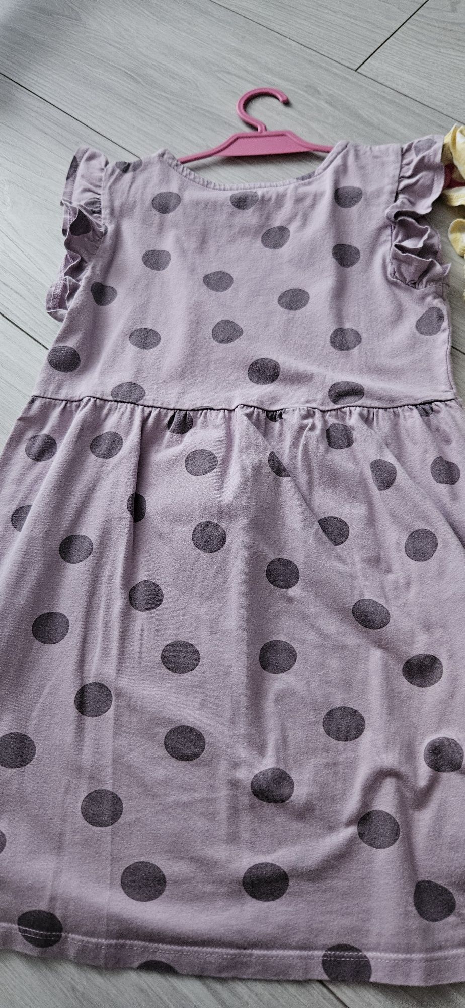 H&M zestaw 2 sukienek letnich bawełnianych r. 122/128