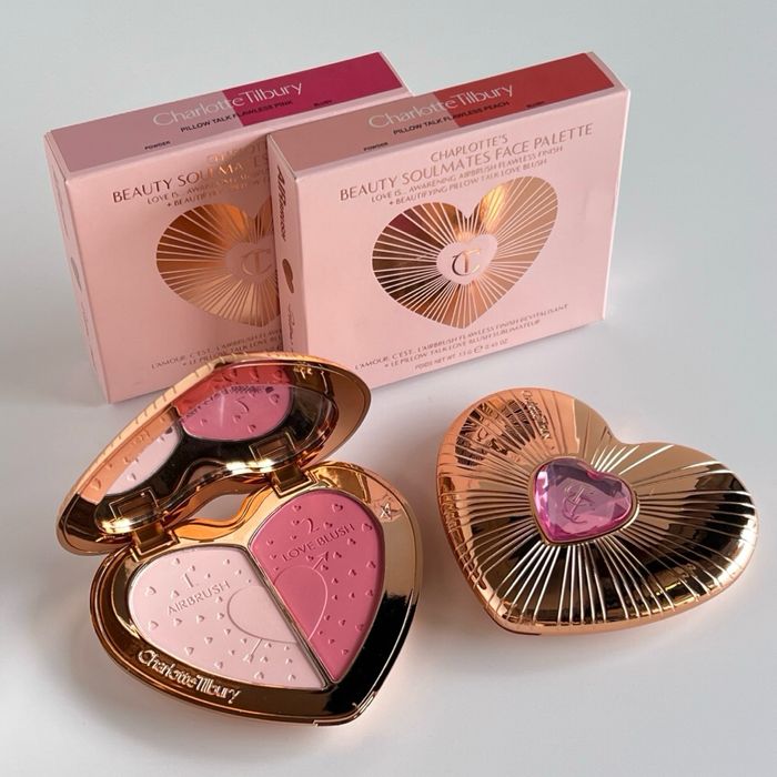 Палетка Charlotte Pillow Talk Beauty Soulmates Face Palette