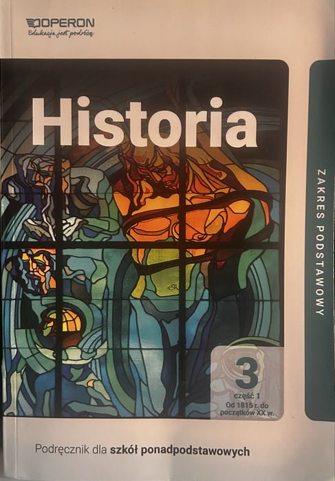Historia 3 – Zakres podstawowy, cz. 1, Operon, liceum/technikum