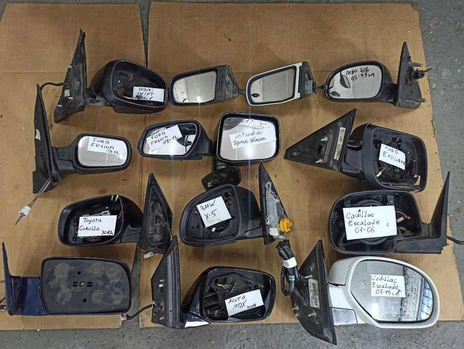 Зеркала-Корпус, зеркальные элементы, вкладыши автомобильных зеркал.