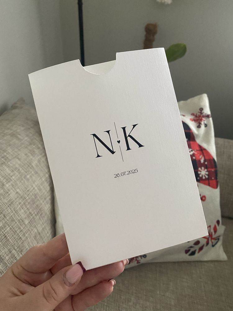 Koperty zaproszenia ślubne personalizowane