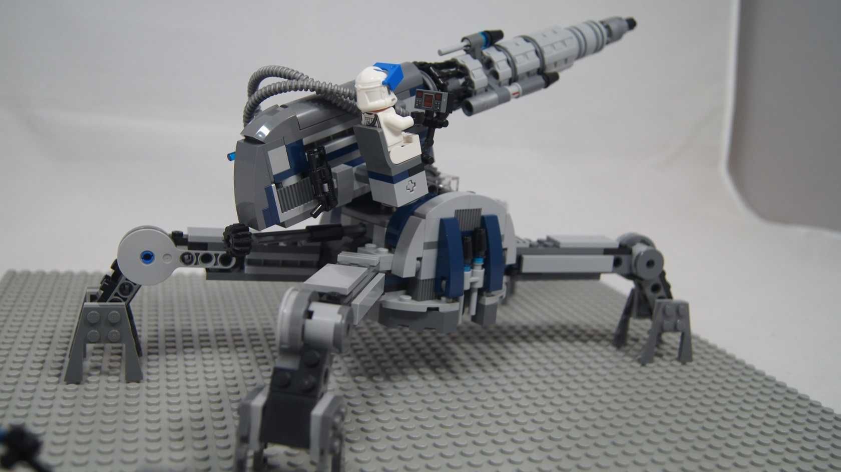 Lego Star Wars 501 clone AV-7 Anti-Vehicle Cannon custom 75045 figurki