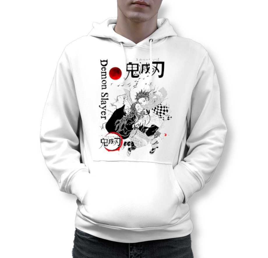 Camisola Com Capuz Sweatshirt Moletom Hoodie Branco