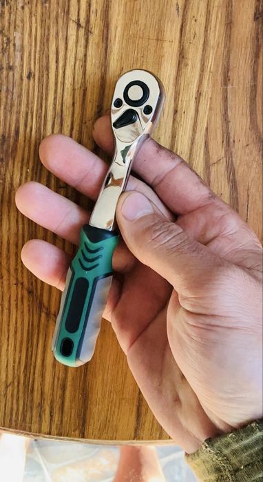 Нова якісна зручна підсилена трещотка 1/4 реверсивний вороток ключ