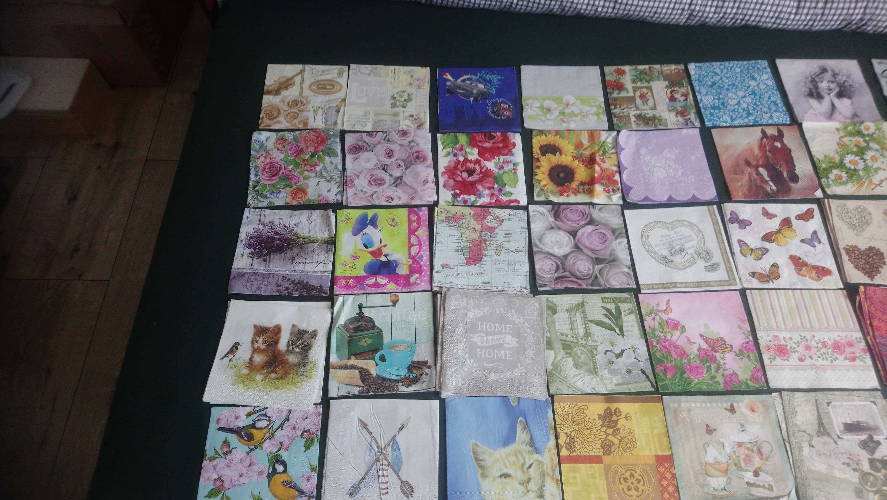 Komplet Zestaw Serwetka Serwetki do decoupage 1000 sztuk