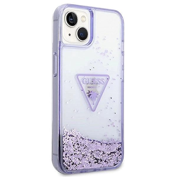 Etui Guess Liquid Glitter Palm Collection na iPhone 14 Plus 6,7" - fio