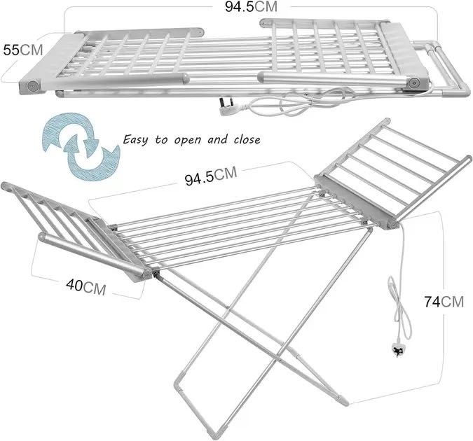 Електрична сушарка для білизни Rainberg EA-0149 від розетки