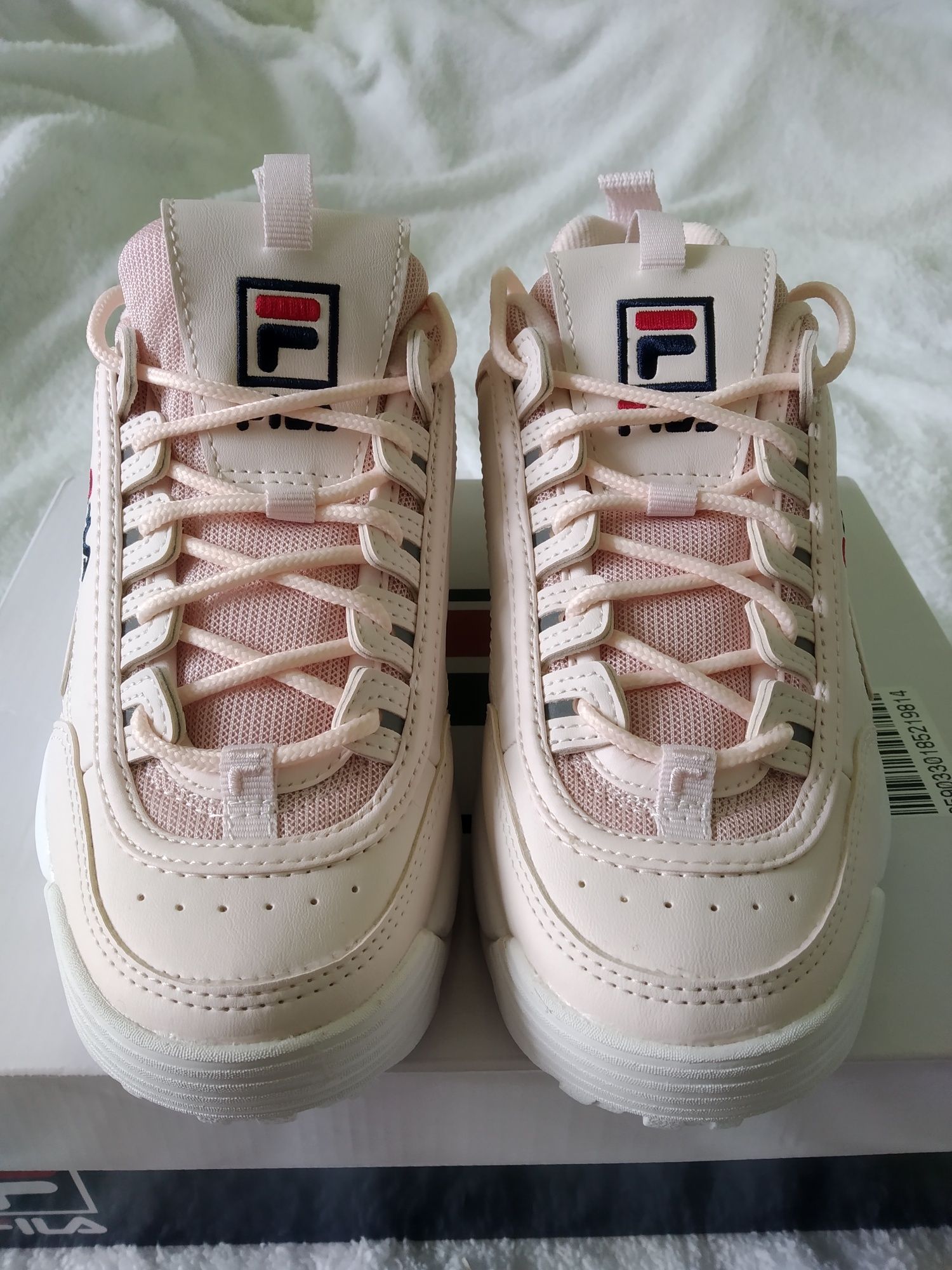 Buty damskie Fila disruptor LOW wmn 37,5  UK4  US6,5 rosewater nowe