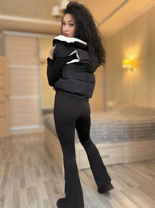 Лосини лосіни кльош дайвінг на флісі   42-44, 46-48, 50-52