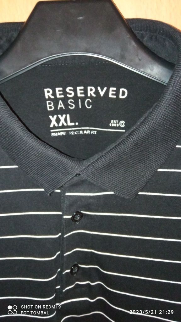 Koszulka polo Reserved Basic rozm. XXL
