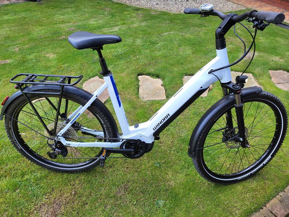 Rower elektryczny e-bike - Winora Yucatan 12 przebieg 1.175km, rama:54