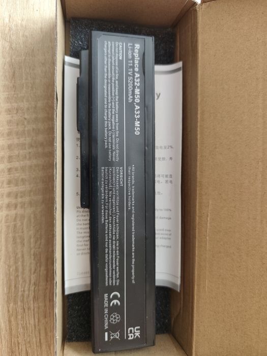 Батарея для ноутбука Asus A32‑50, A33‑M50