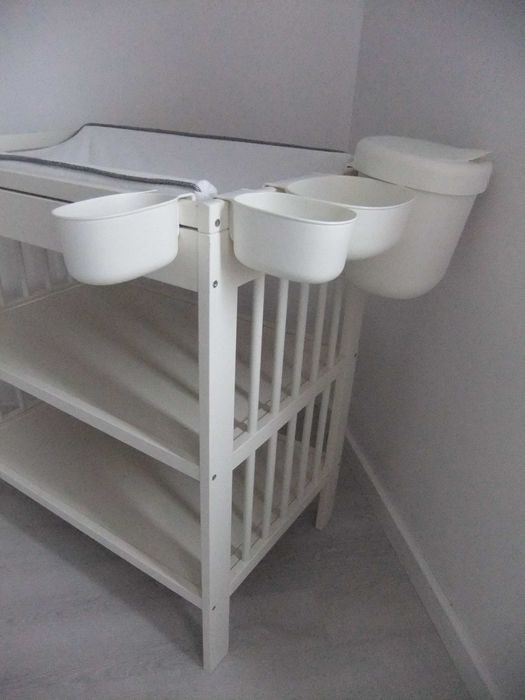 przewijak IKEA Gulliver , mata Cebo z pokrowcem , 4 pojemniki  Ikea
