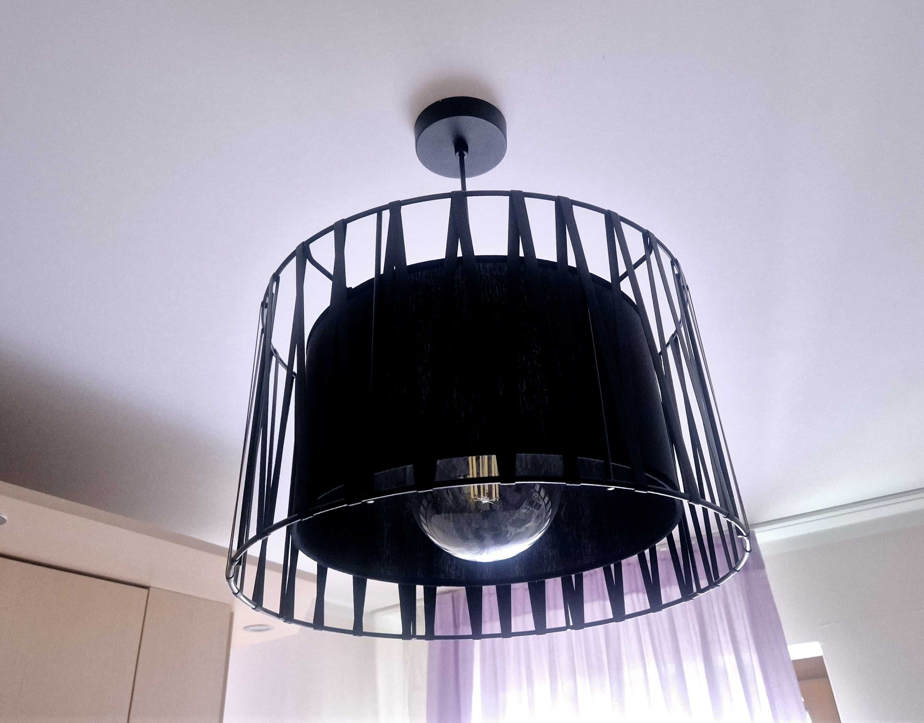 Czarny żyrandol. lampa wisząca Harmony Black