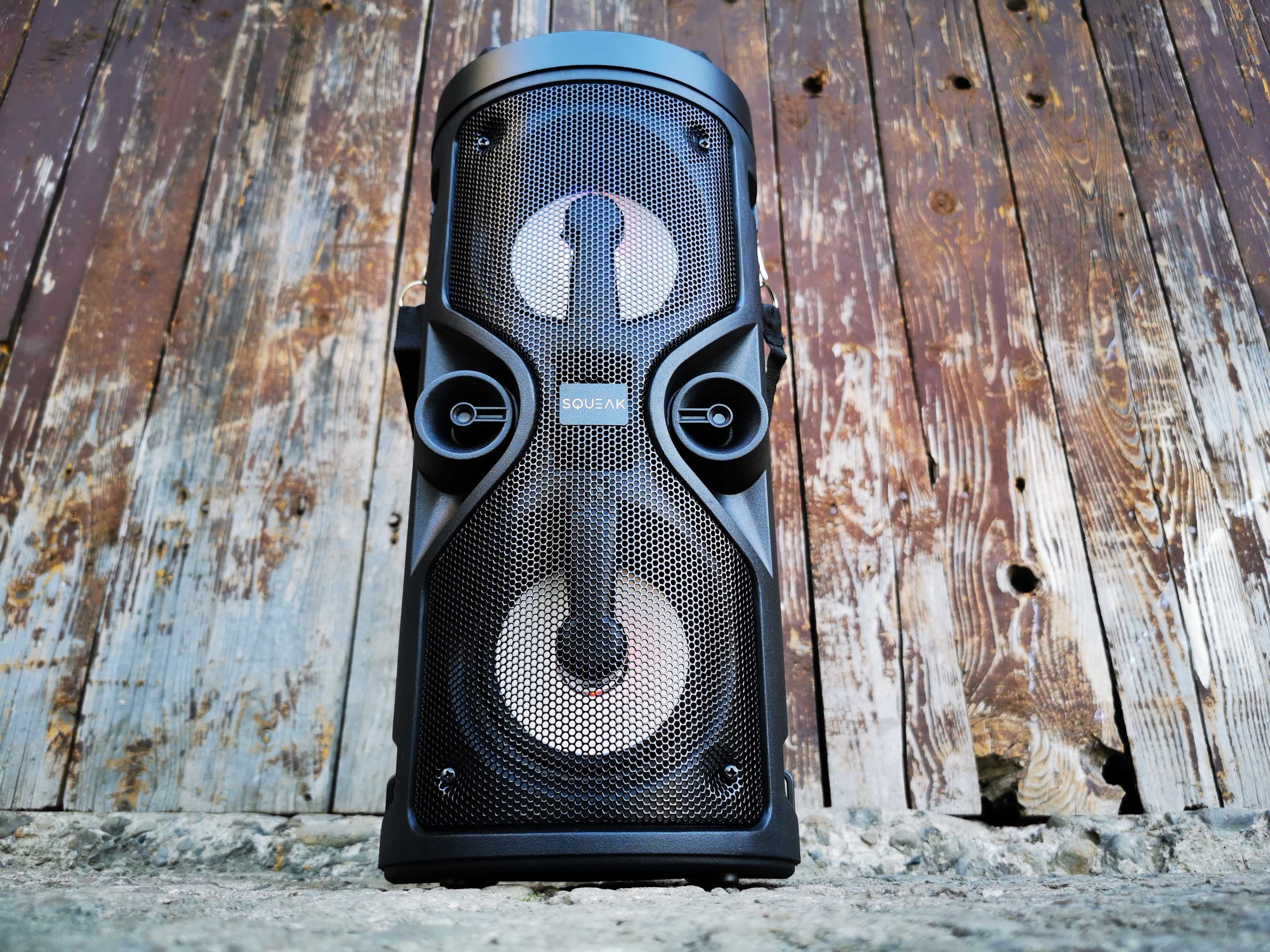 KOLUMNA Głośnik BLUETOOTH WIEŻA Nagłośnieniowa Radio FM MP3 Budowlane