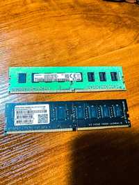 Дві Плашки Оперативної пам'яті DDR4  8GB та 4GB ( Б/У )