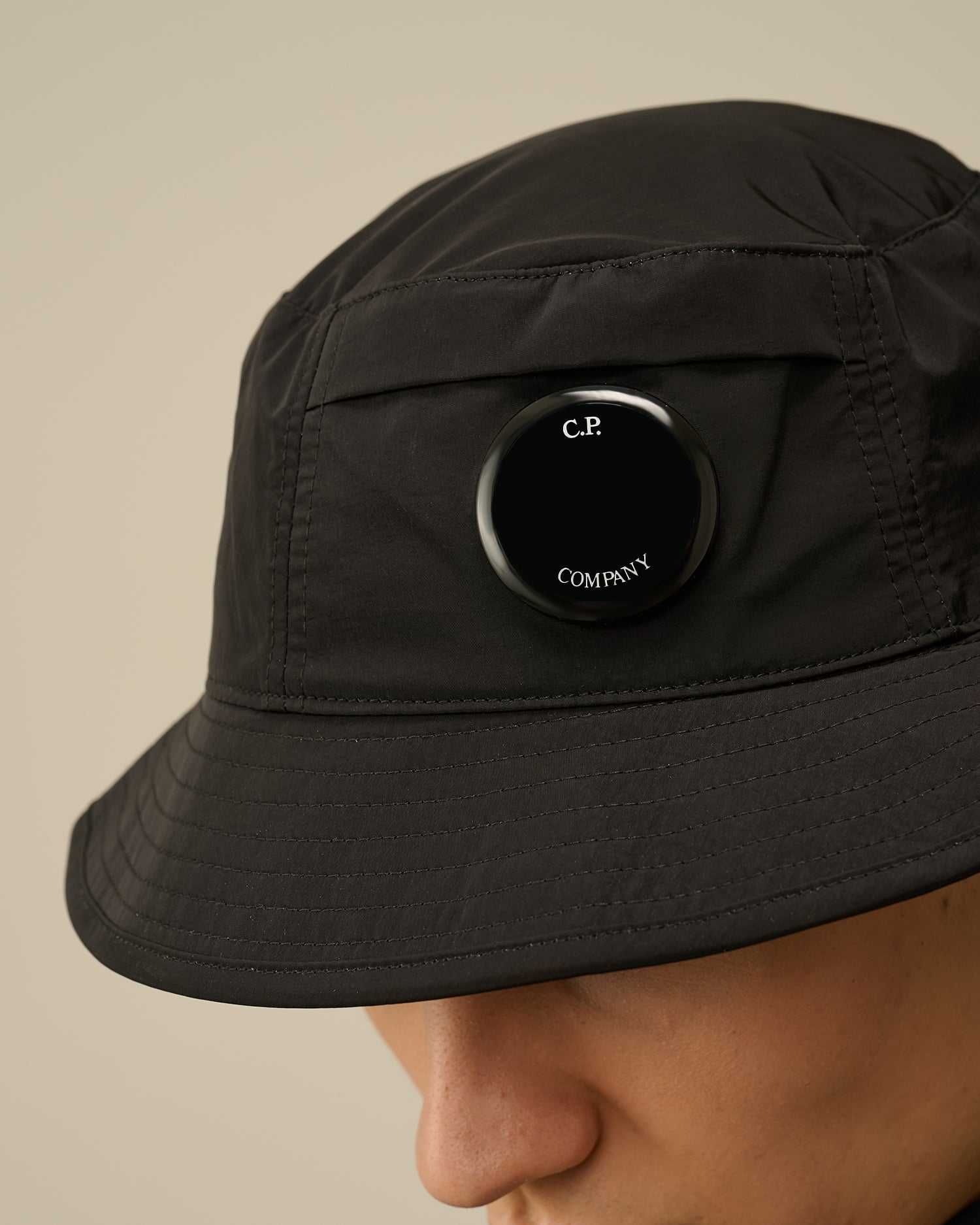 Панама C.P. Company Chrome-R Bucket Hat Black