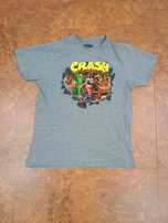 Szara Koszulka Crash Bandicoot y2k S