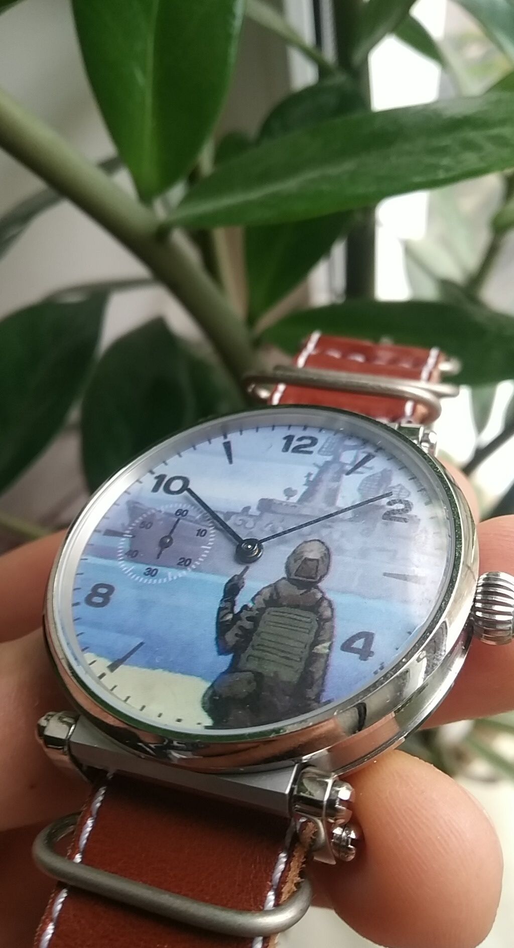 МАРЬЯЖ!!! Наручные часы с авторским циферблатом на базе 3602